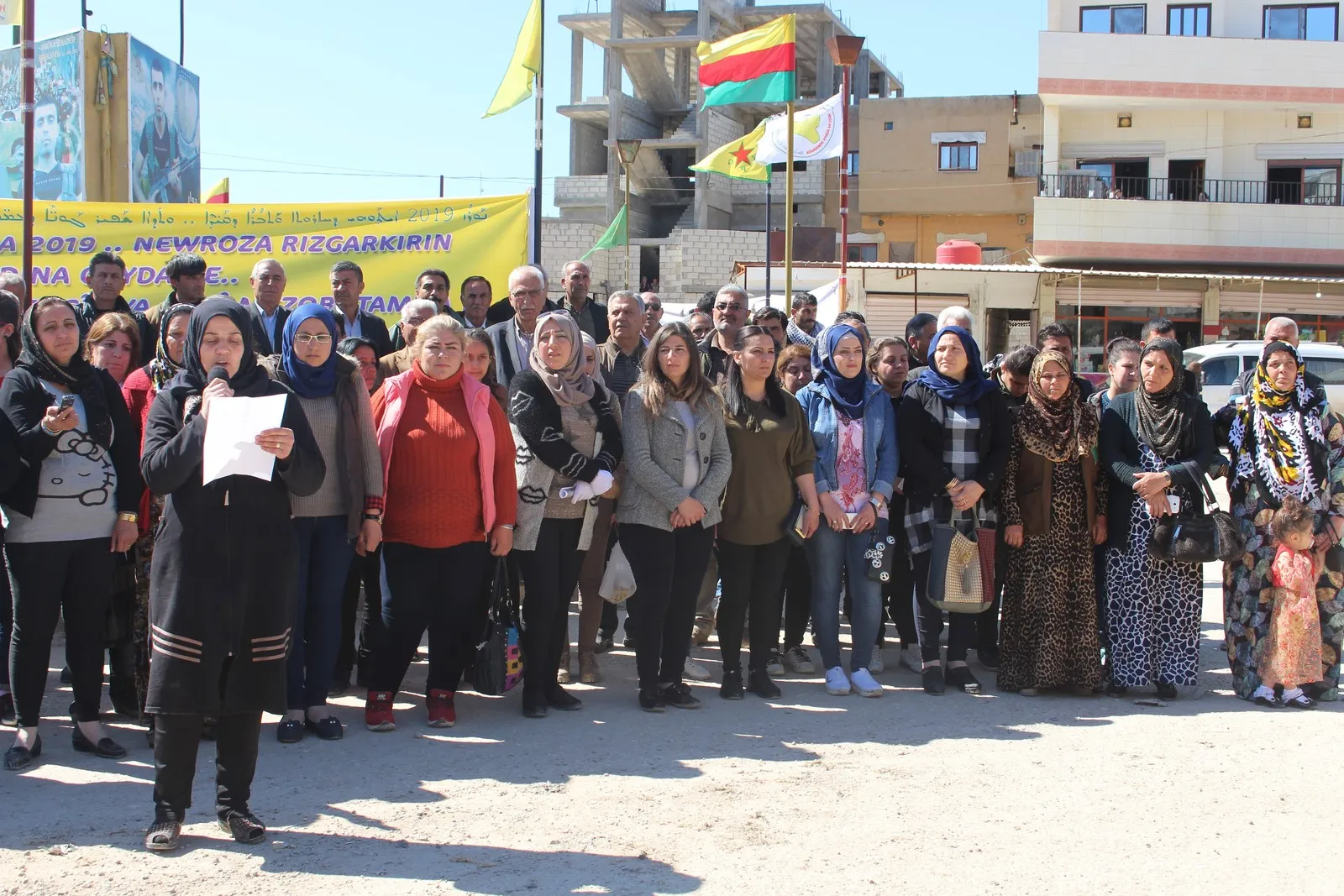 Şehîdên komkujiya Newroza Hesekê hatin bi bîranîn