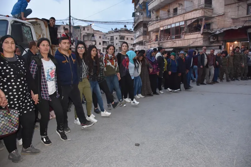 Şêniyên Hesekê, Heleb û Til Hemîsê jî serkeftina QSD’ê pîroz kirin
