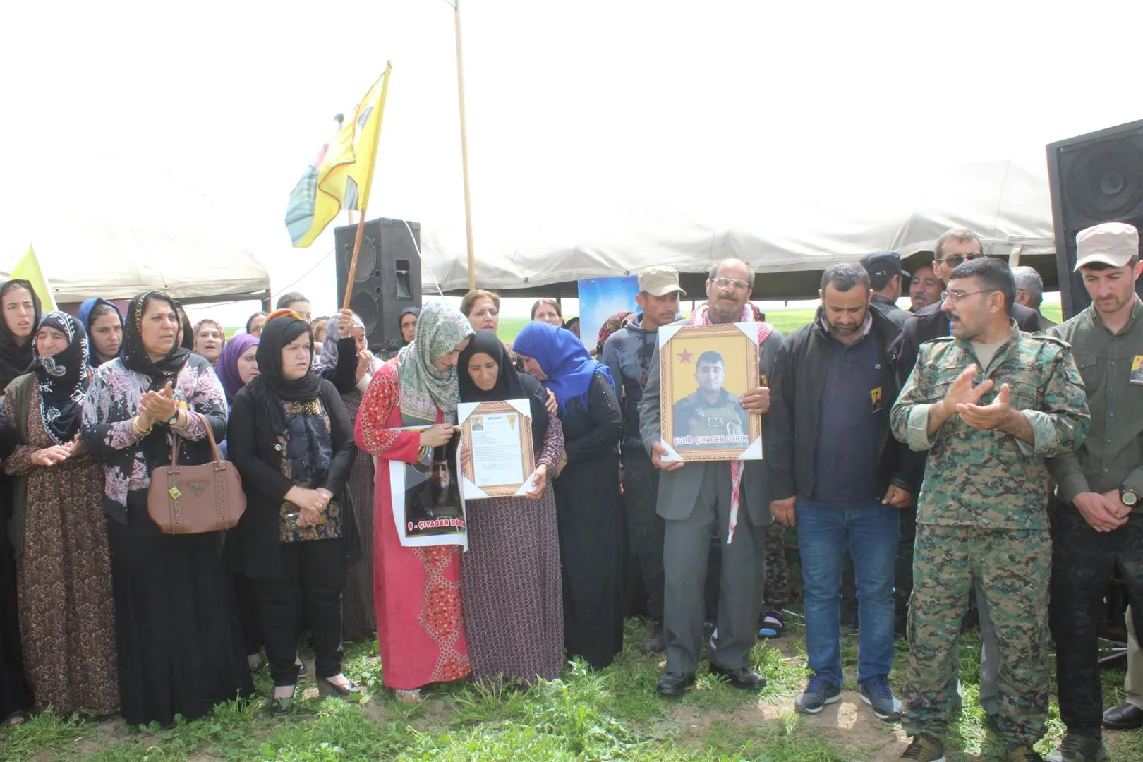 Merasîma sersaxiya şehîd Çiyager Dêrik li Dêrikê pêk hat