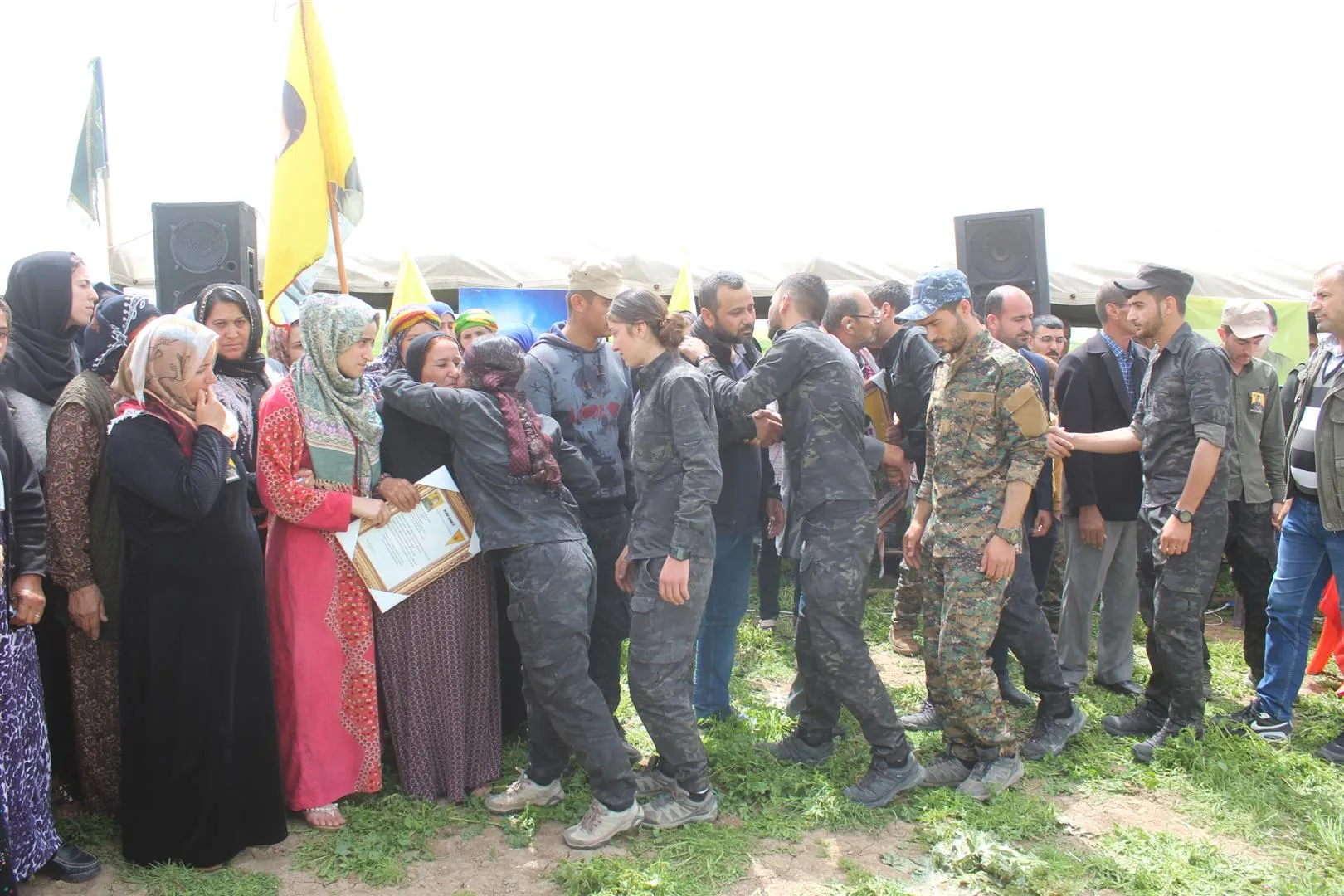 Merasîma sersaxiya şehîd Çiyager Dêrik li Dêrikê pêk hat