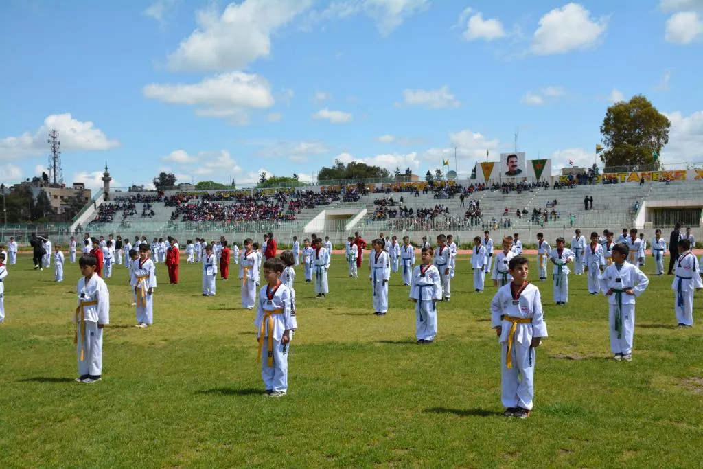 Yekemîn Pêşbirkên Sporê yên Xwendekaran ên Qamişlo li dar ket