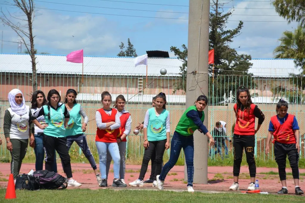 Yekemîn Pêşbirkên Sporê yên Xwendekaran ên Qamişlo li dar ket