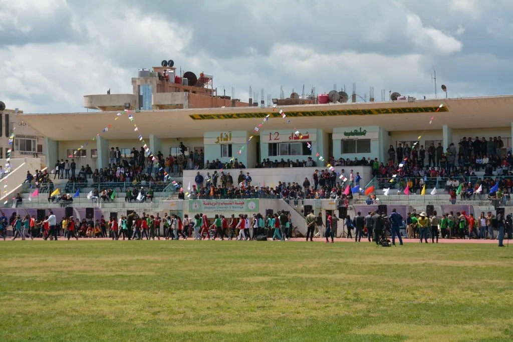 Yekemîn Pêşbirkên Sporê yên Xwendekaran ên Qamişlo li dar ket