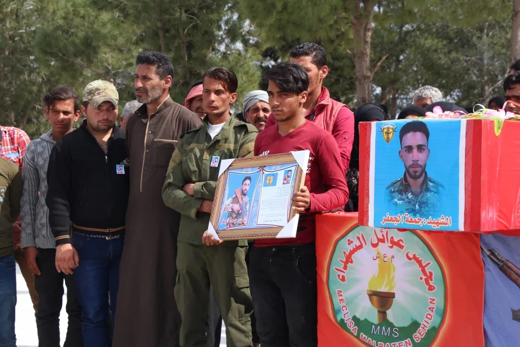 Minbiciyan şehîd Cuma El-Elî oxir kirin
