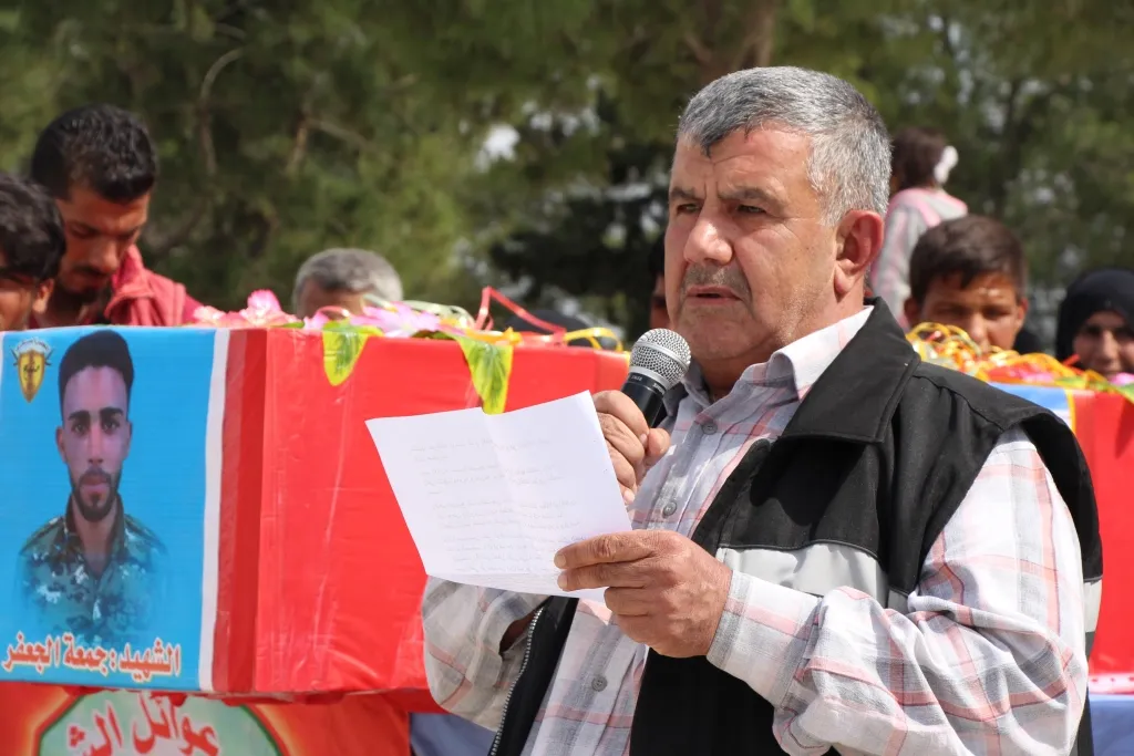 Minbiciyan şehîd Cuma El-Elî oxir kirin