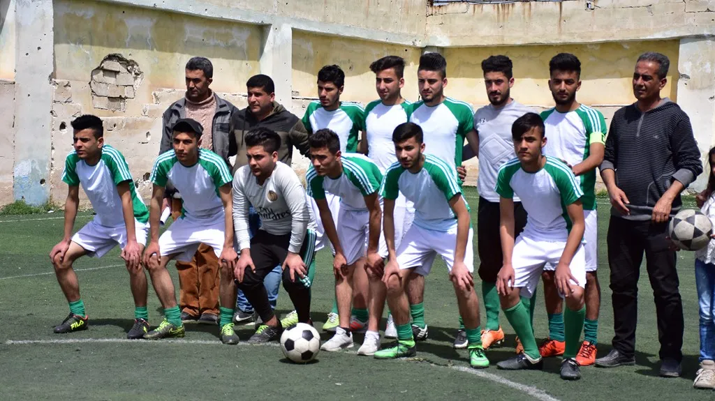 Turnuvaya Kasa Şêxmeqsûd a futbolê destpê kir