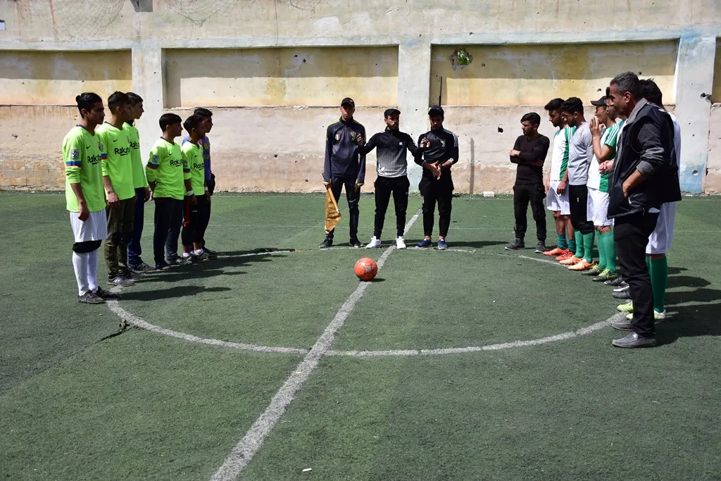 Turnuvaya Kasa Şêxmeqsûd a futbolê destpê kir