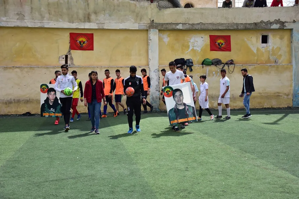Li Şêxmeqsûd turnuvaya futbolê destpê kir