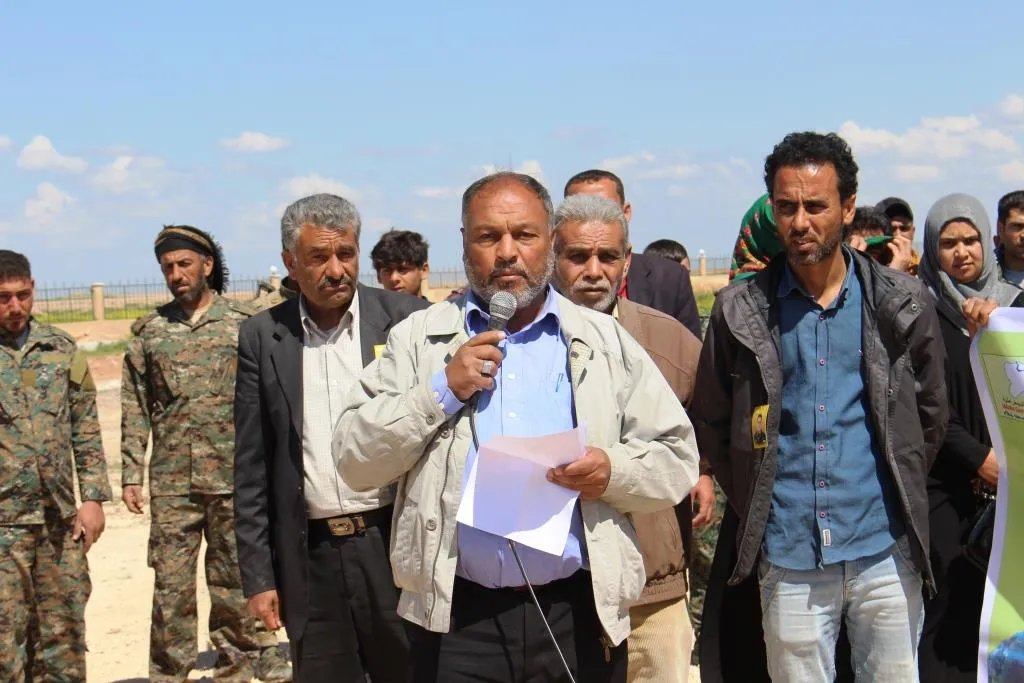 Cenazeyê şehîdê QSD‘ê Hisên bi merasîmekê hat veşartin