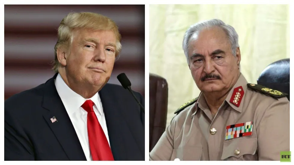 Trump û Hefter "Têkoşîna li dijî terorê li Lîbyayê" nîqaş kirin