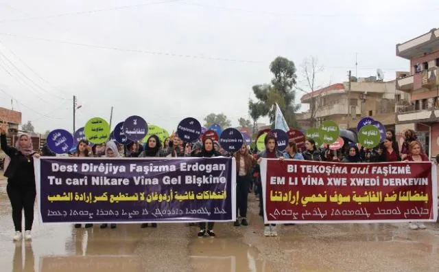 Gelê Qamişlo tecrîda li djiî Ocalan şermezar kirin