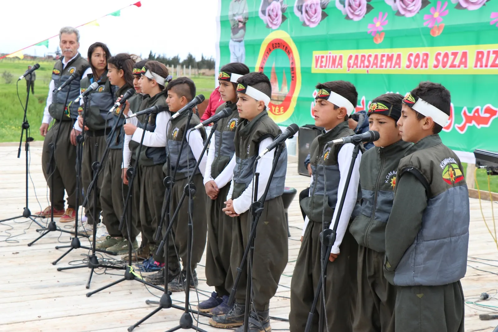 Êzidî û şêniyên Efrînê Cejna Çarşema Sor pîroz kirin