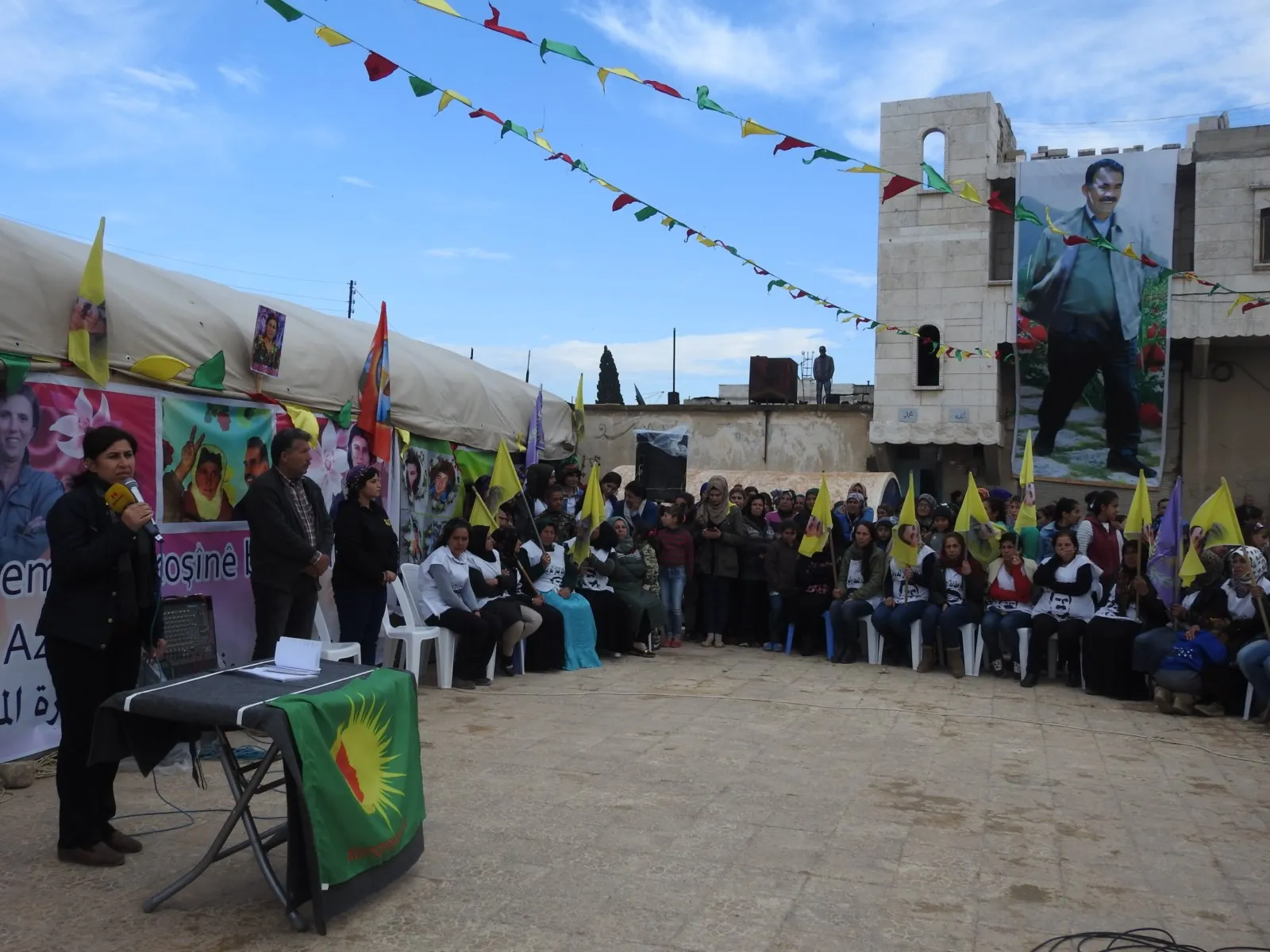 Li Şehbayê çalakiya piştgiriya bi grevên birçîbê re bi dawî bû