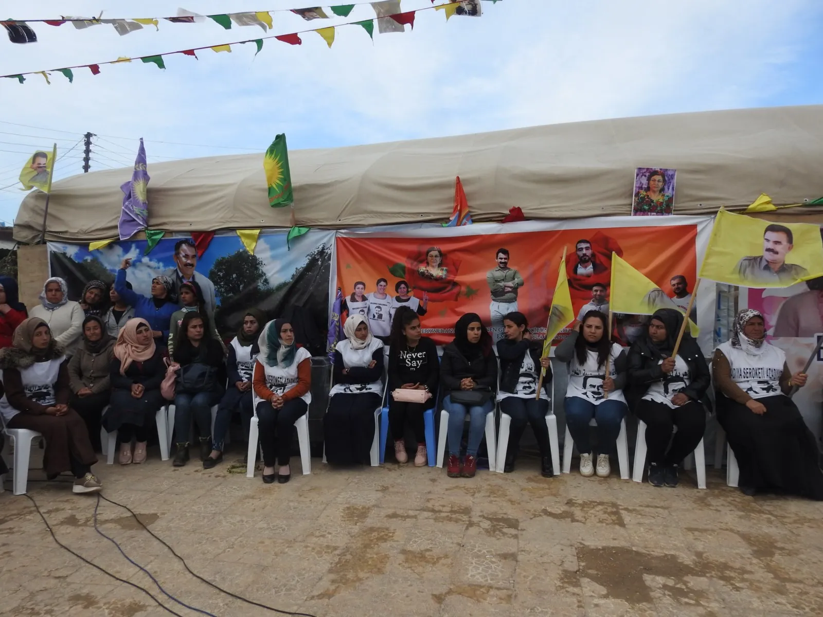 Li Şehbayê çalakiya piştgiriya bi grevên birçîbê re bi dawî bû
