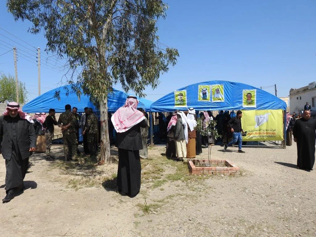 Şehîdên Buroya Têkiliyên Leşkerî ya Reqayê hatin bi bîranîn