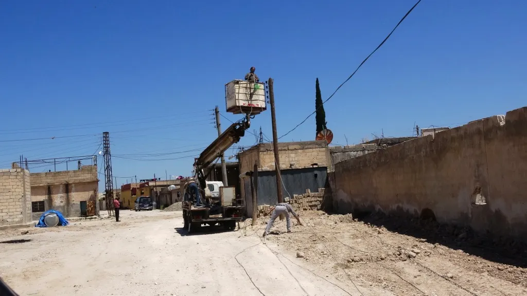 Şaredariya Girê Spî pirsgirêkên taxa El-Lêl çareser dike