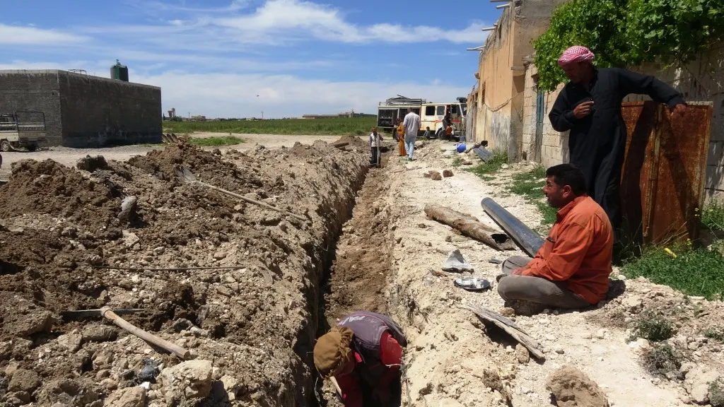 Şaredariya Girê Spî pirsgirêkên taxa El-Lêl çareser dike