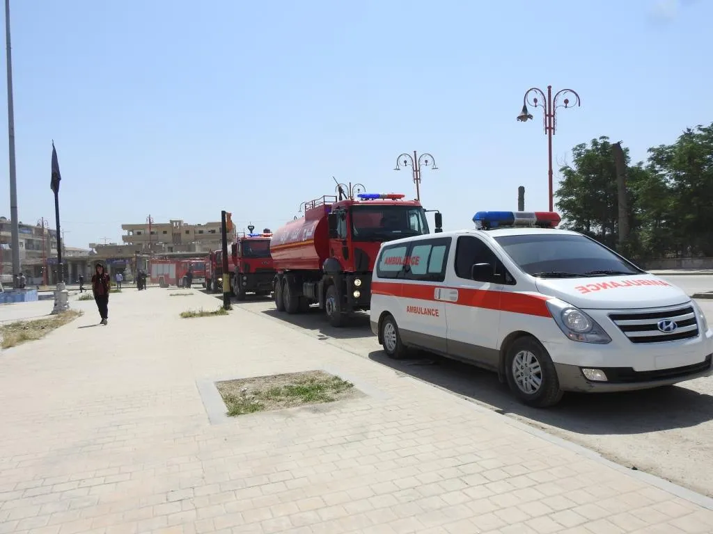 Li Reqayê beşek nû ji erebeyên agirkujiyê hatin radestgirtin