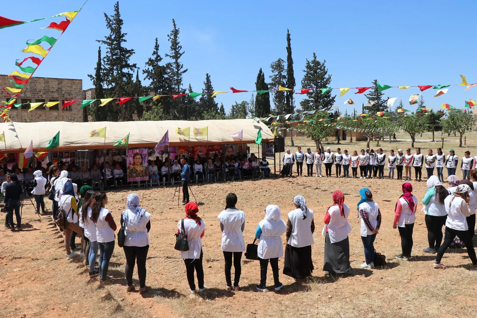 Çalakiya piştgiriya greva birçîbûnê ya Ehdasê di roja çaremîn de didome