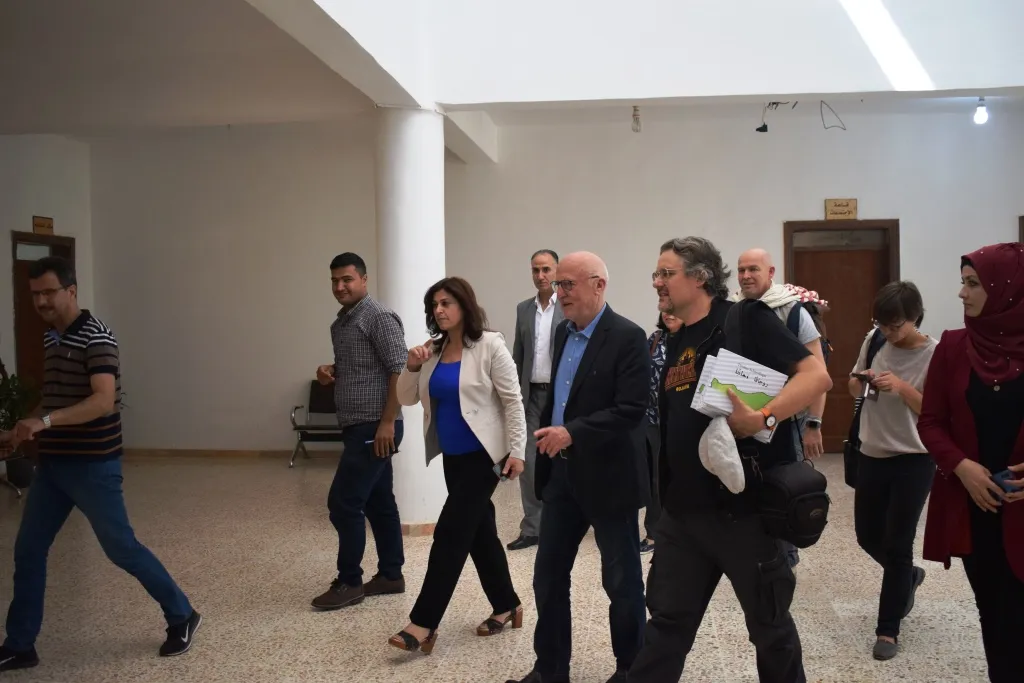 Şandeyek ji Ewropayê serdana MSD`ê û Rêveberiya Xweser kir