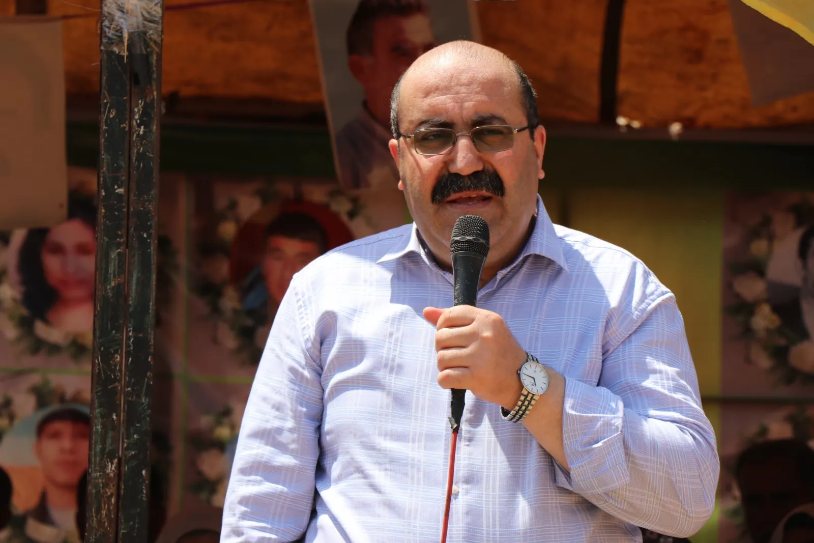 Êzidiyên Efrînê piştgirî da çalakgerên grevê