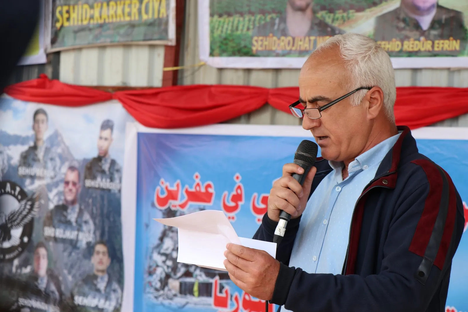 Şêniyên Efrînê parçekirin red kir û tekeziya geşkirina têkoşînê kir
