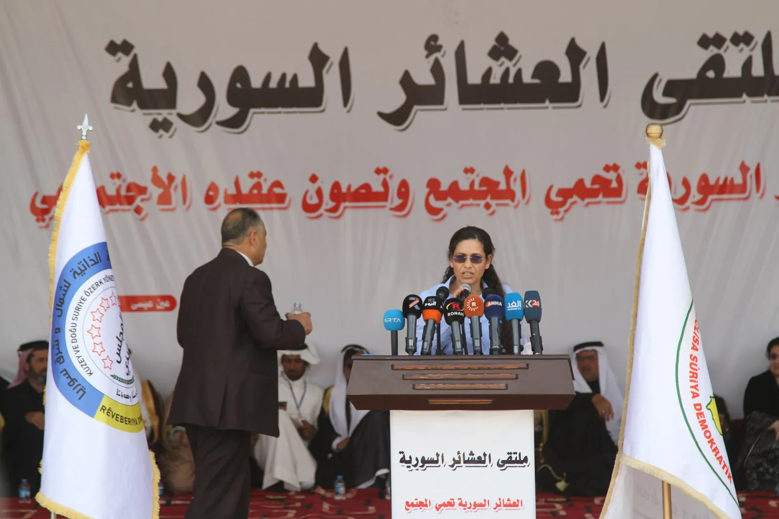 Îlham Ehmed: Gelê Sûriyê dê xwe bi xwe çarenûsa xwe diyar bike
