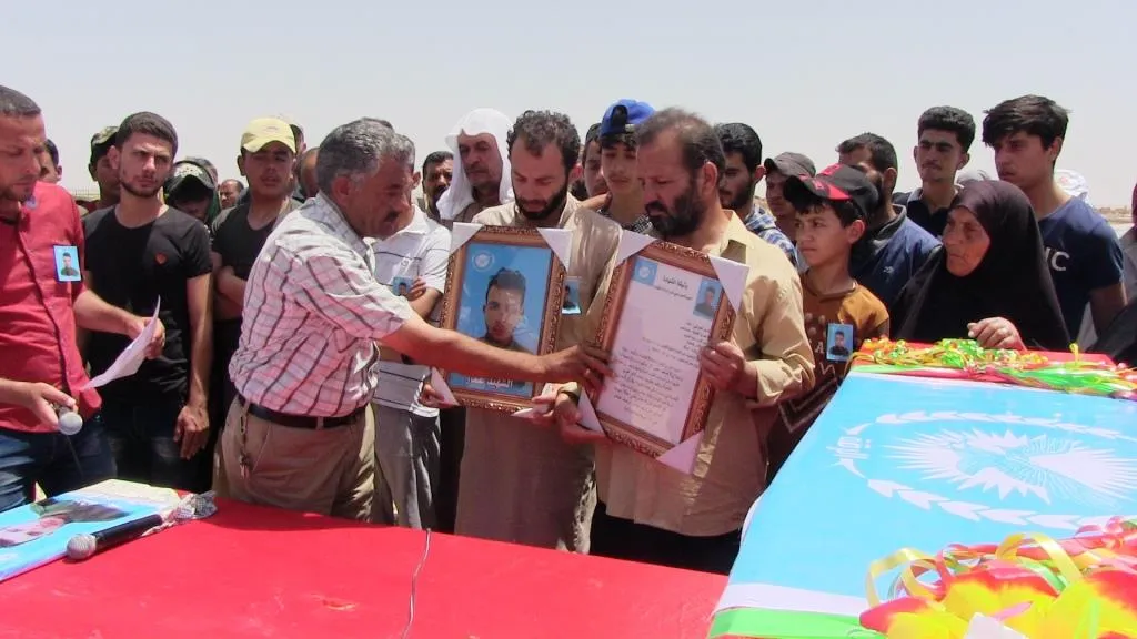 Cenazeyê şehîd Amar bi merasîmekî girseyî hate veşartin