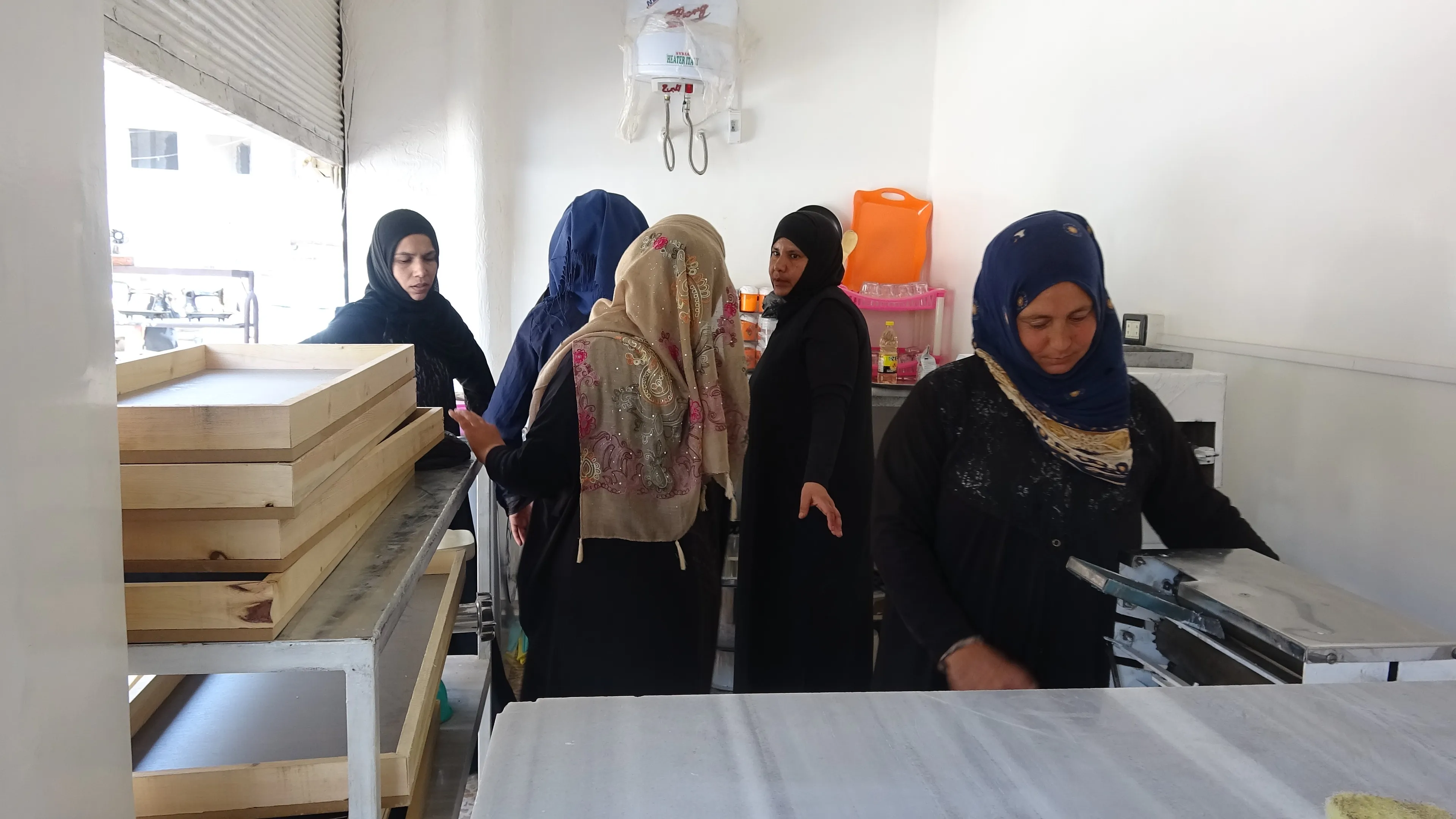 Li Reqayê xebatên pêşxistina aboriya jinan