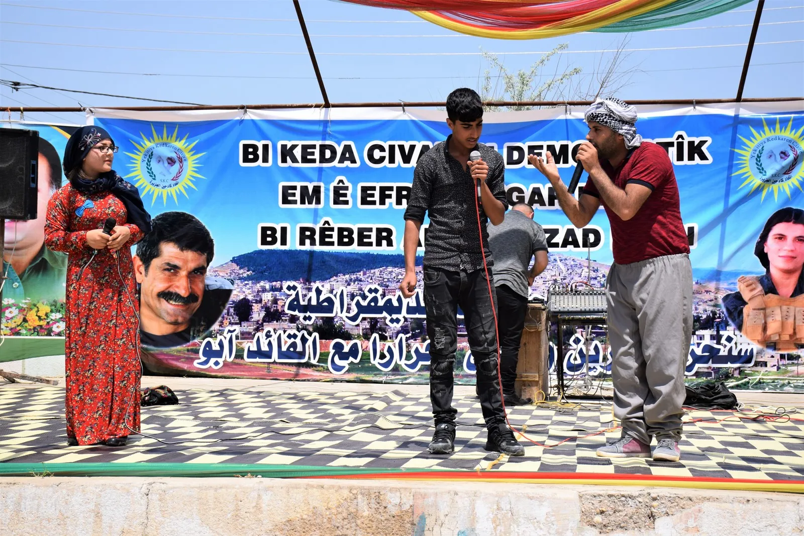 Di pîrozbahiyên 1’ê Gulanê de teqezkirina têkoşîna li dijî dagirkeriya Tirk