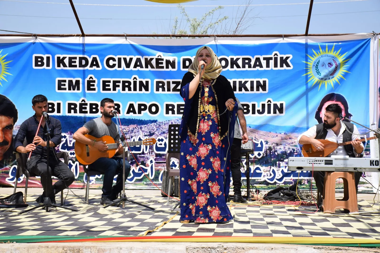 Di pîrozbahiyên 1’ê Gulanê de teqezkirina têkoşîna li dijî dagirkeriya Tirk