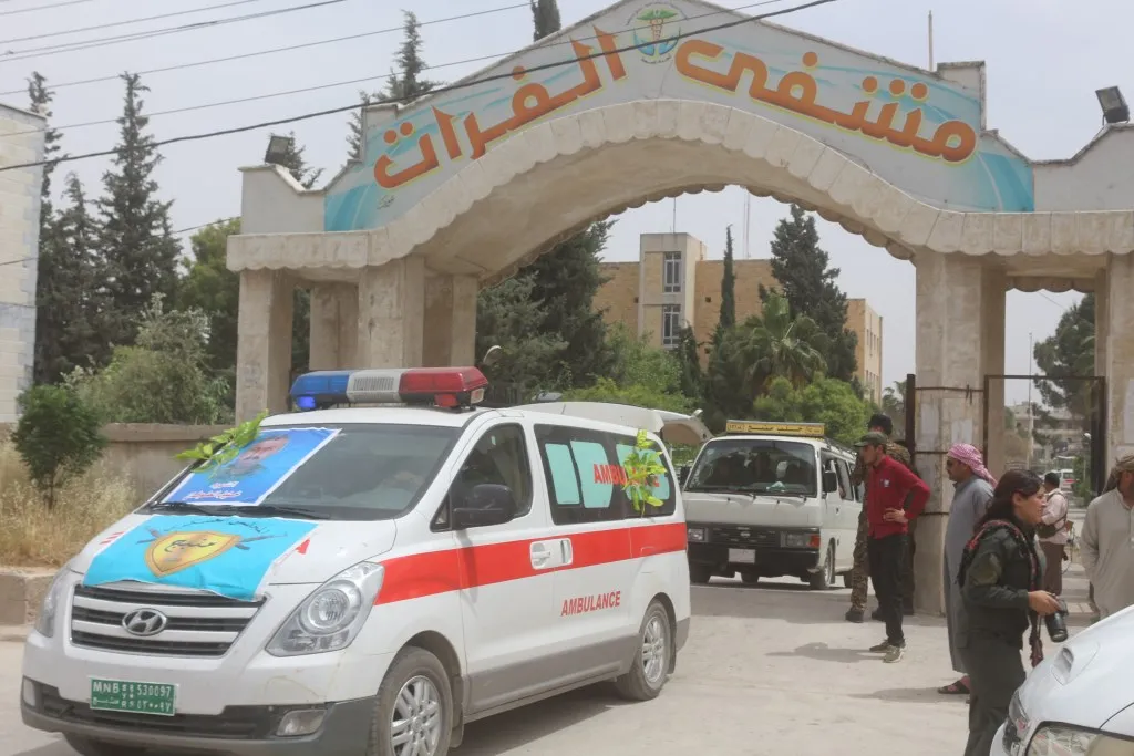 Cenazeyê şehîd Xelîl li Minbicê hat veşartin