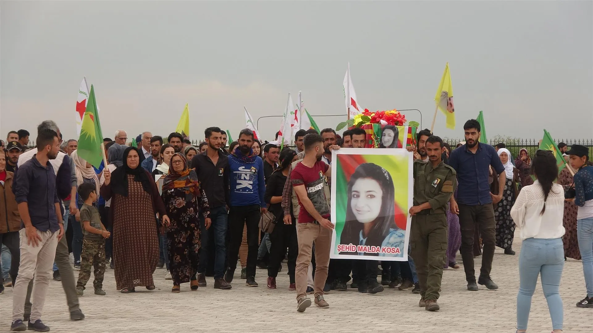 Hesekê cenazeyê endama Akademiya Jinelojiya şehîd Malda spartin axê