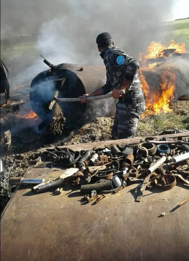 Li Serêkaniyê agir bi sarîceke mazotê ket