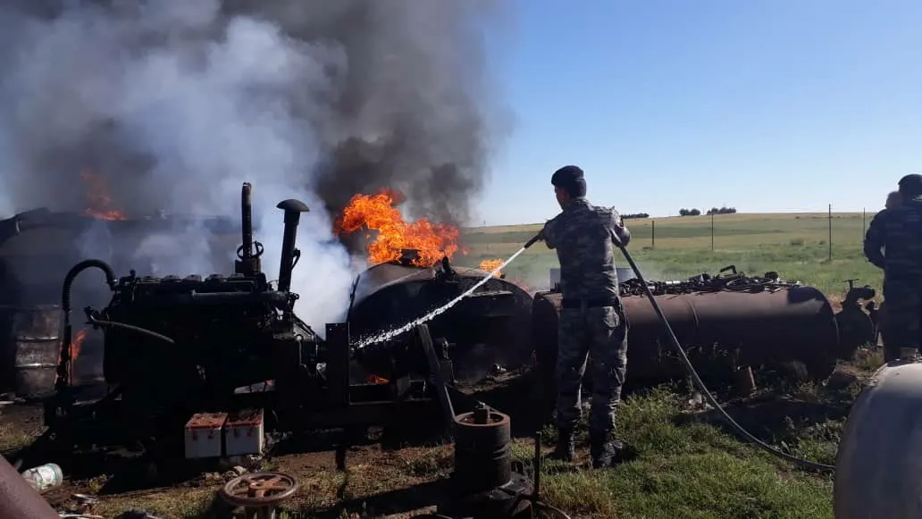 Li Serêkaniyê agir bi sarîceke mazotê ket