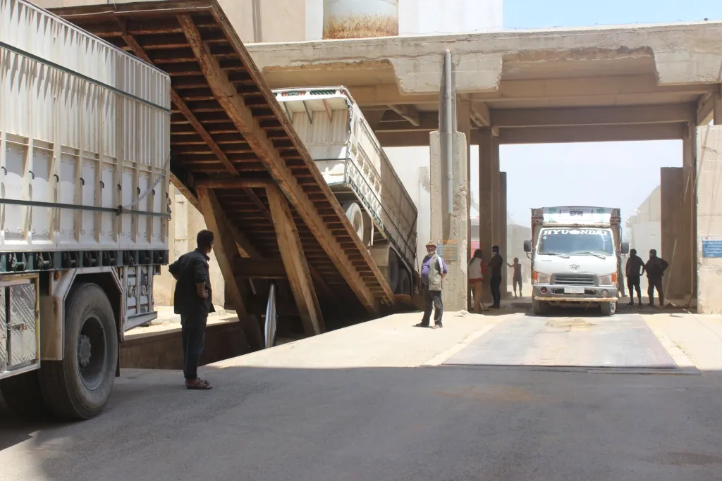 Depoyên Dirbêsiyê 10 hezar ton genim wergirtin