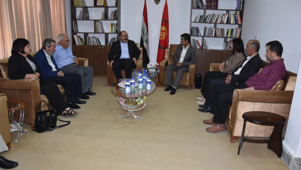 Şandeya partiyên Kurdî ên Bakur û Rojhilatê Suriyeyê vê carê serdana Tevgera Azadî kir