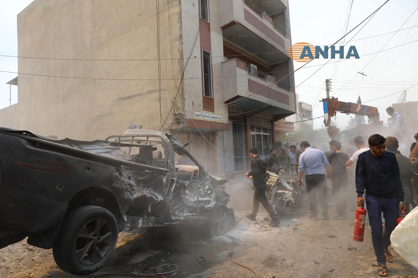 Li Qamişlo erebeyeke bombebarkirî teqiya