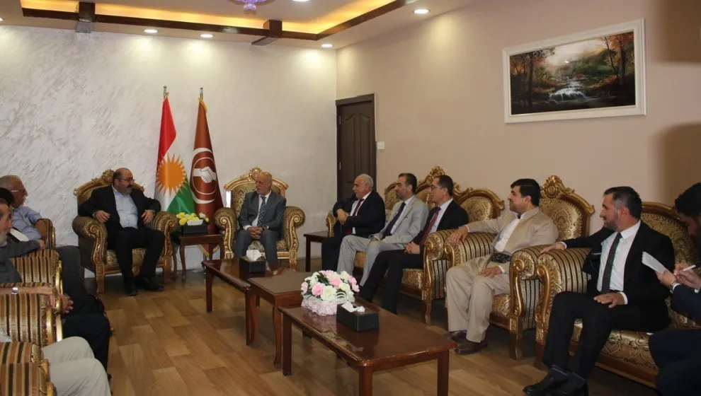 Şandeya Bakur û Rojhilatê Sûriyê serdana Yekgirtûya Îslamî kir
