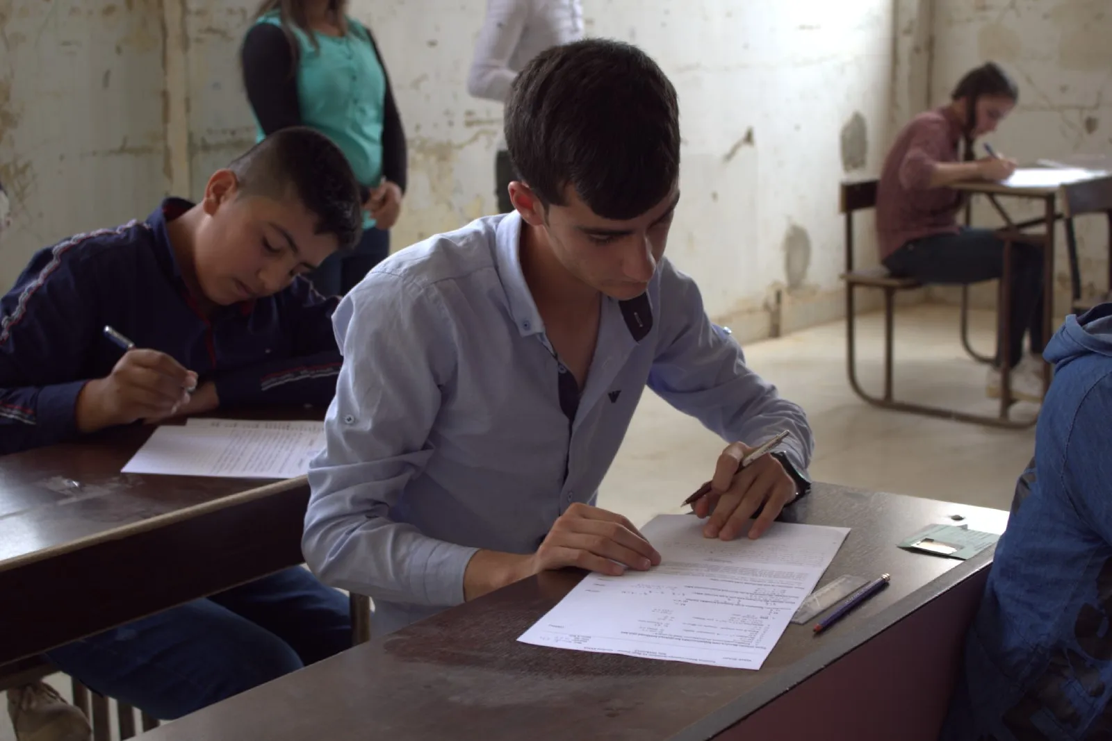 189 xwendekarên Efrîn û Şehbayê derbasî ezmûnê bûn