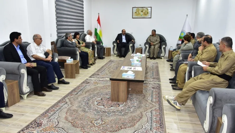 Şandeya Bakur û Rojhilatê Sûriyê serdana HDK’ê kir