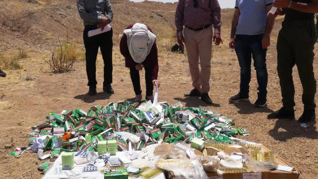 Li Tebqayê madeyên narkotînê hatin şewitandin