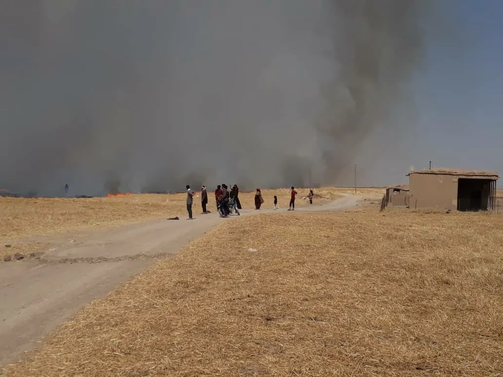 Li Dirbêsiyê û Til Hemîsê agir bi zevî ket