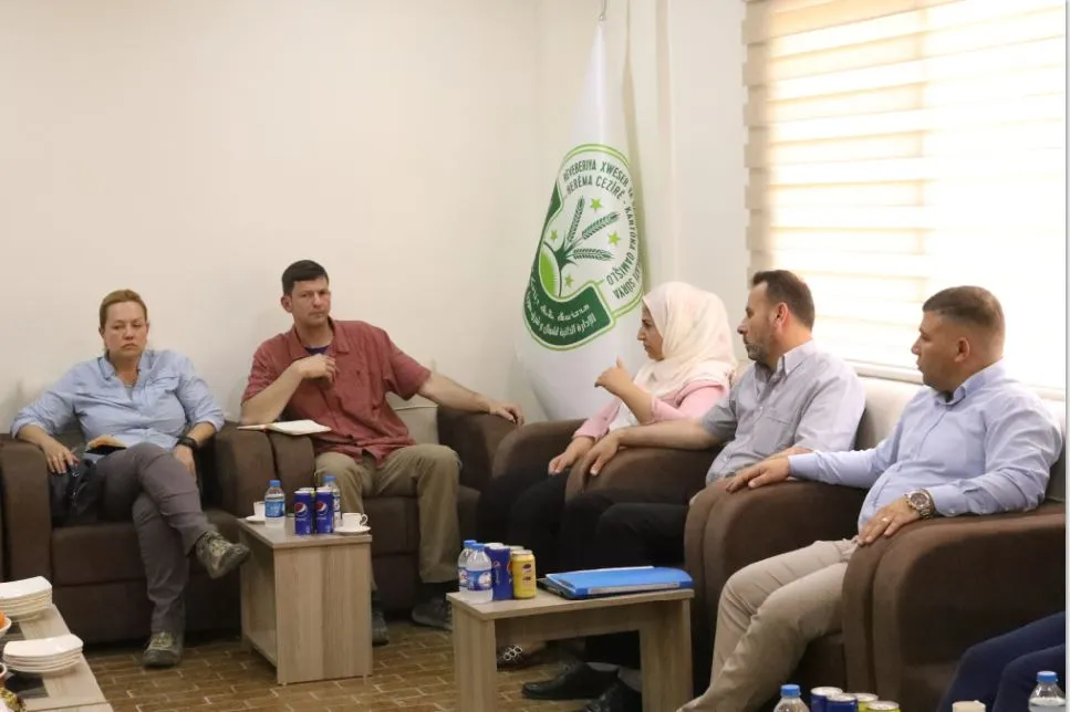 Koalisyona Navnetewî û Meclisa Kantona Qamişlo  civiyan