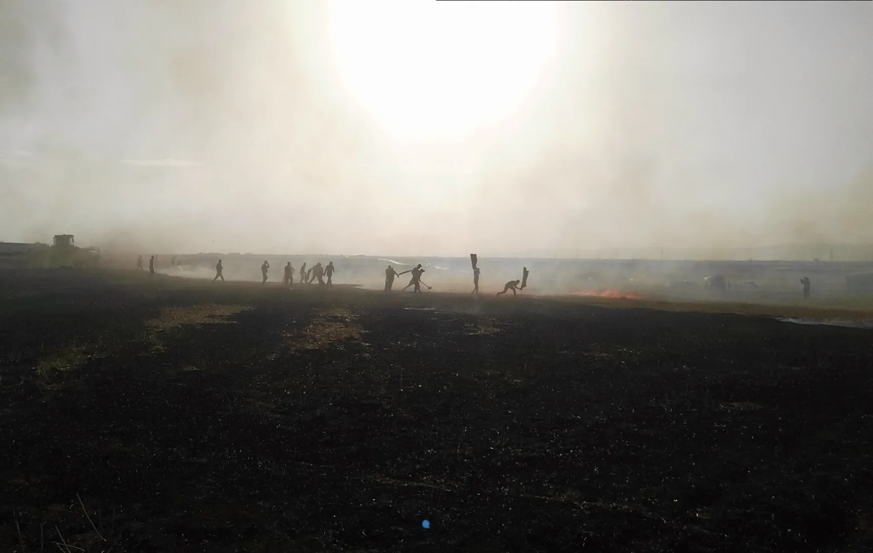 YPG û YPJ‘ê beşdarî tefandina şewata li Tirbespiyê bûn