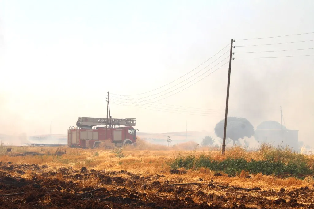 Agir bi zeviyên gundên rojhilatê bajarê Kobanê ket