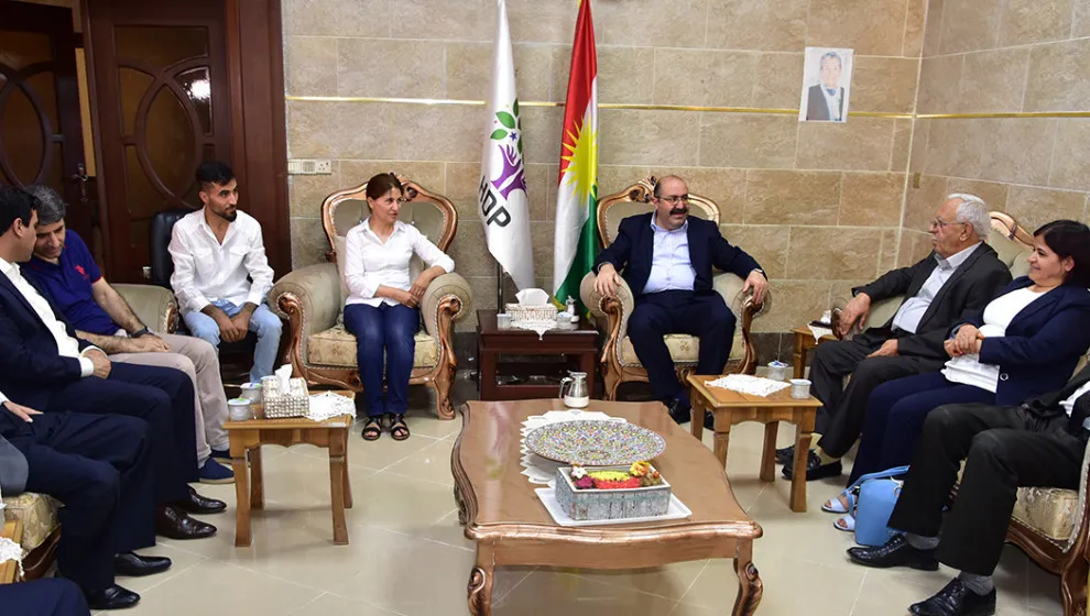 Şandeya Bakur û Rojhilatê Sûriyê serdana HDP‘ê kir