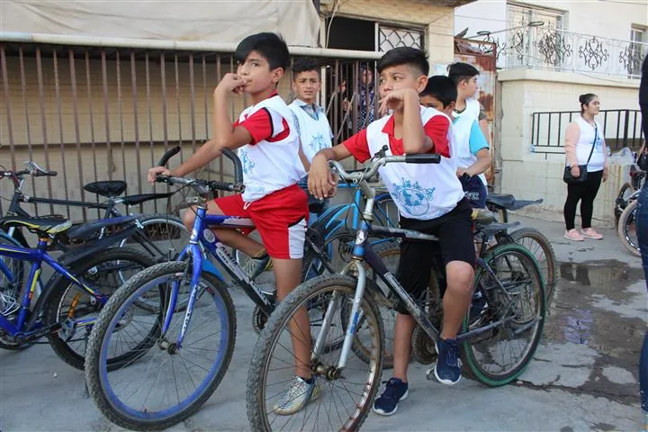 Li Qamişloyê pêngava teşwîqkirina ajotina bisikletan