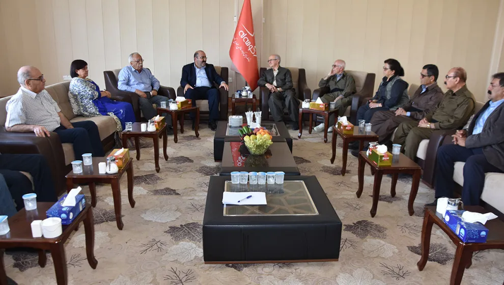 Şandeya Bakur û Rojhilatê Sûriyê hevdîtin bi KOMEL re kir