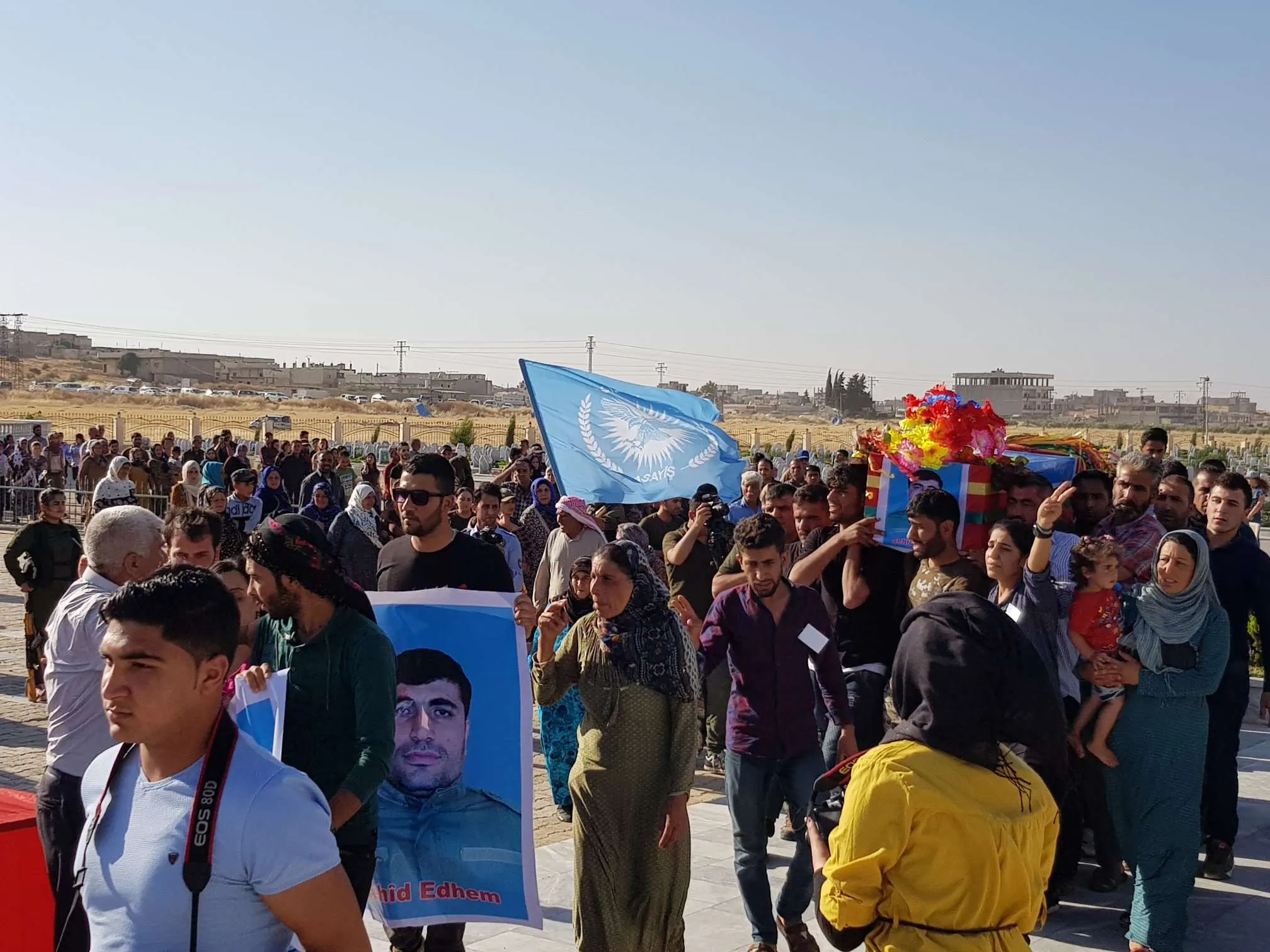 Sedan kesî şehîd Edhem spartin axê